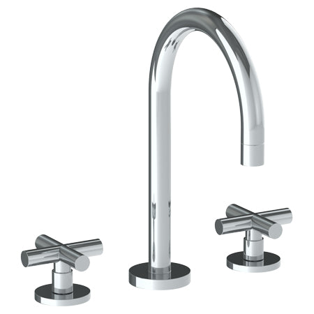 Watermark - Loft 2.0 Deck Mounted 3 Hole Gooseneck Lavatory Set