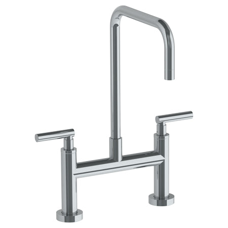 Watermark - Loft 2.0 Deck Mounted Bridge Square Top Kitchen Faucet