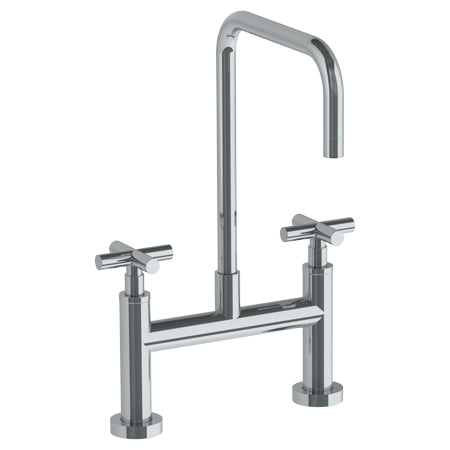 Watermark - Loft 2.0 Deck Mounted Bridge Square Top Kitchen Faucet