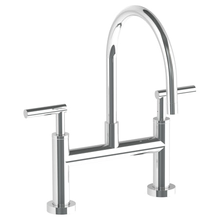Watermark - Loft 2.0 Deck Mounted Bridge Gooseneck Kitchen Faucet