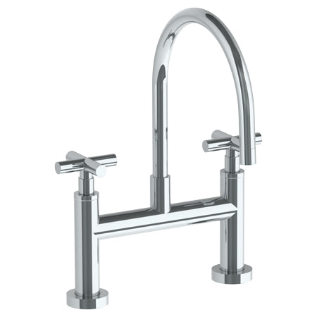 Watermark - Loft 2.0 Deck Mounted Bridge Gooseneck Kitchen Faucet