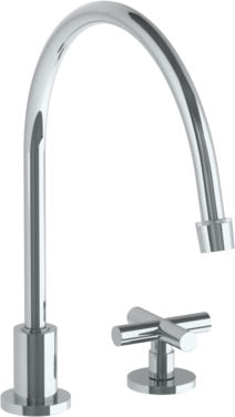 Watermark - Loft 2.0 Deck Mounted 2 Hole Extended Gooseneck Kitchen Faucet