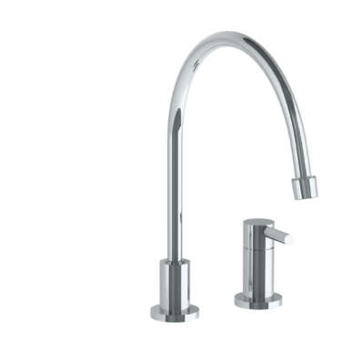 Watermark - Loft 2.0 Deck Mounted 2 Hole Extended Gooseneck Kitchen Faucet