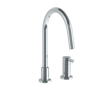 Watermark - Loft 2.0 Deck Mounted 2 Hole Gooseneck Kitchen Faucet