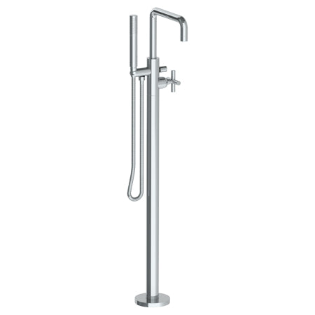 Watermark - Loft 2.0 Single Hole Floor Standing Square Bath Set With Hand Shower