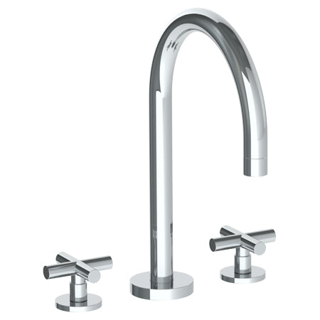 Watermark - Loft 2.0 Deck Mounted 3 Hole Gooseneck Bath Set