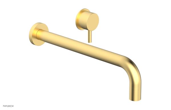 Phylrich - Basic II 12 Inch Single Handle Wall Lavatory Set - Lever Handle