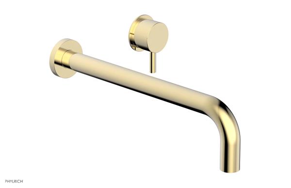 Phylrich - Basic II 12 Inch Single Handle Wall Lavatory Set - Lever Handle