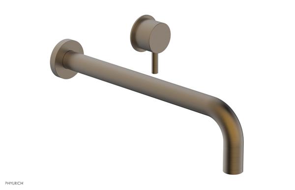 Phylrich - Basic II 12 Inch Single Handle Wall Lavatory Set - Lever Handle