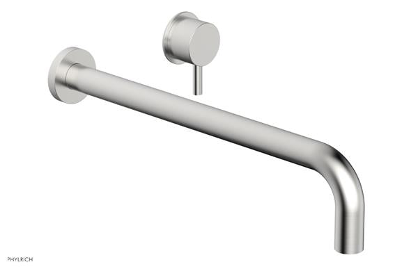 Phylrich - Basic II 14 Inch Single Handle Wall Lavatory Set - Lever Handle