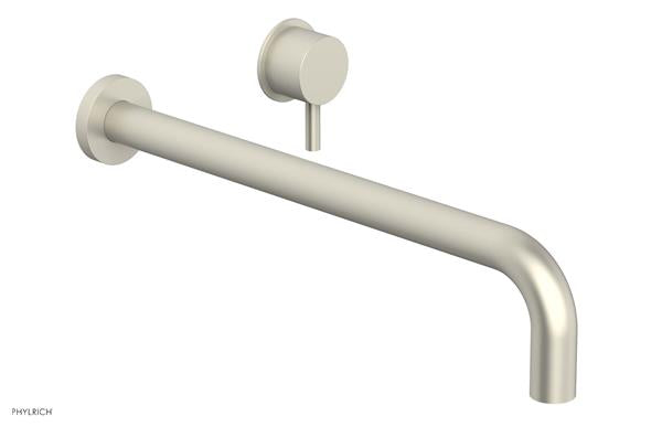Phylrich - Basic II 14 Inch Single Handle Wall Lavatory Set - Lever Handle