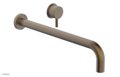Phylrich - Basic II 14 Inch Single Handle Wall Lavatory Set - Lever Handle