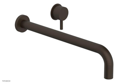 Phylrich - Basic II 14 Inch Single Handle Wall Lavatory Set - Lever Handle