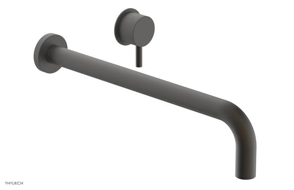 Phylrich - Basic II 14 Inch Single Handle Wall Lavatory Set - Lever Handle
