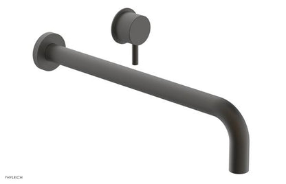 Phylrich - Basic II 14 Inch Single Handle Wall Lavatory Set - Lever Handle