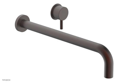 Phylrich - Basic II 14 Inch Single Handle Wall Lavatory Set - Lever Handle