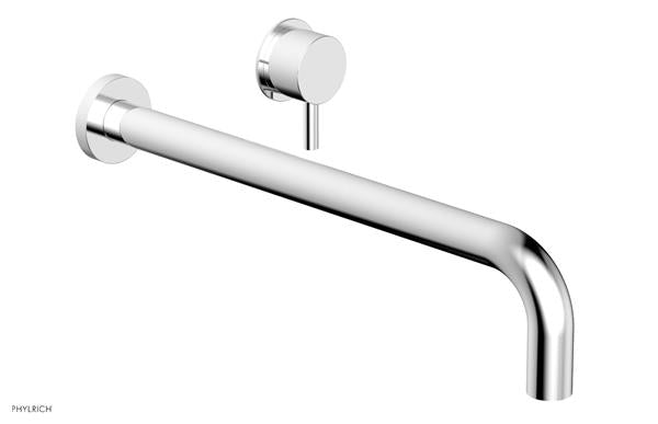 Phylrich - Basic II 14 Inch Single Handle Wall Lavatory Set - Lever Handle