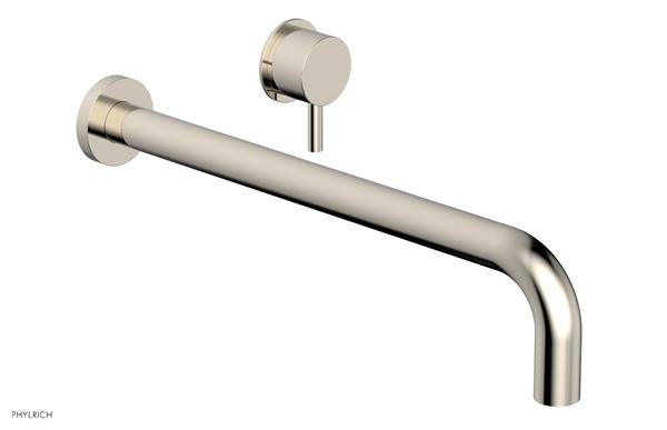 Phylrich - Basic II 14 Inch Single Handle Wall Lavatory Set - Lever Handle