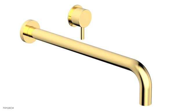 Phylrich - Basic II 14 Inch Single Handle Wall Lavatory Set - Lever Handle