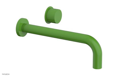 Phylrich - Basic II 10 Inch Single Handle Wall Lavatory Set - Smooth Handle