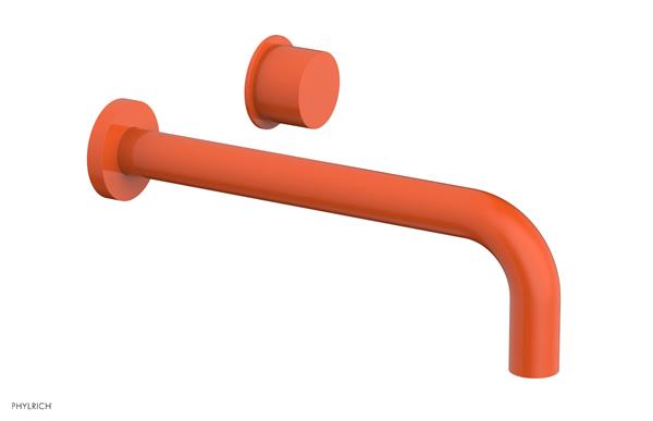 Phylrich - Basic II 10 Inch Single Handle Wall Lavatory Set - Smooth Handle
