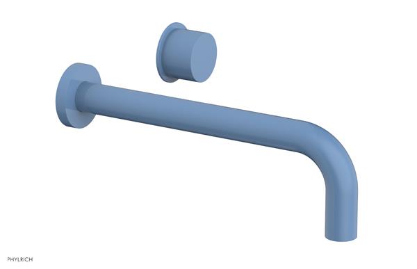 Phylrich - Basic II 10 Inch Single Handle Wall Lavatory Set - Smooth Handle