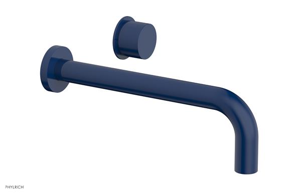 Phylrich - Basic II 10 Inch Single Handle Wall Lavatory Set - Smooth Handle