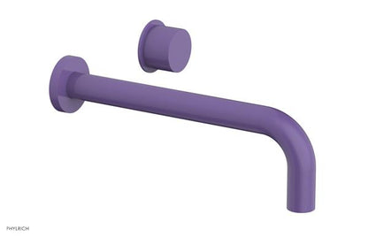 Phylrich - Basic II 10 Inch Single Handle Wall Lavatory Set - Smooth Handle
