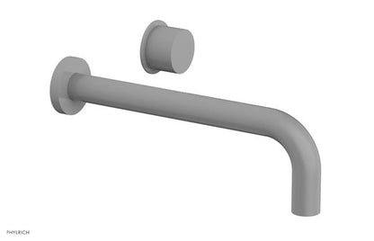 Phylrich - Basic II 10 Inch Single Handle Wall Lavatory Set - Smooth Handle