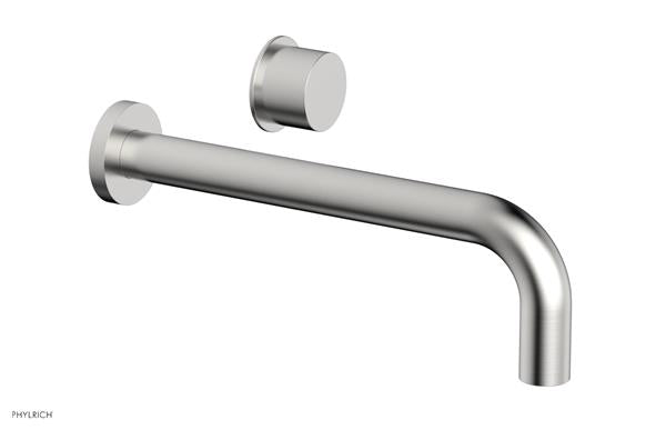 Phylrich - Basic II 10 Inch Single Handle Wall Lavatory Set - Smooth Handle