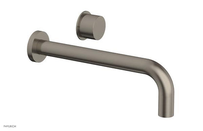 Phylrich - Basic II 10 Inch Single Handle Wall Lavatory Set - Smooth Handle