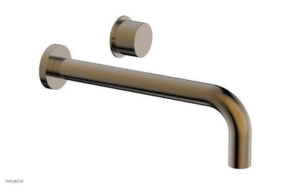 Phylrich - Basic II 10 Inch Single Handle Wall Lavatory Set - Smooth Handle