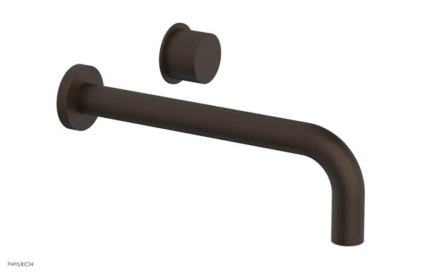 Phylrich - Basic II 10 Inch Single Handle Wall Lavatory Set - Smooth Handle