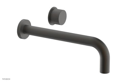 Phylrich - Basic II 10 Inch Single Handle Wall Lavatory Set - Smooth Handle