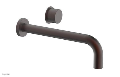 Phylrich - Basic II 10 Inch Single Handle Wall Lavatory Set - Smooth Handle