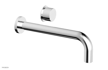 Phylrich - Basic II 10 Inch Single Handle Wall Lavatory Set - Smooth Handle