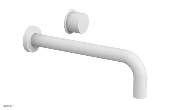 Phylrich - Basic II 10 Inch Single Handle Wall Lavatory Set - Smooth Handle