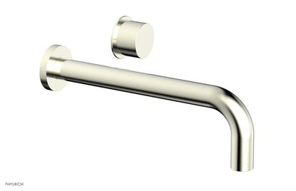 Phylrich - Basic II 10 Inch Single Handle Wall Lavatory Set - Smooth Handle