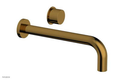 Phylrich - Basic II 10 Inch Single Handle Wall Lavatory Set - Smooth Handle