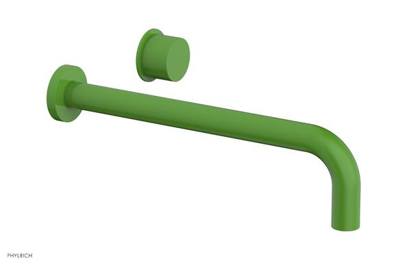 Phylrich - Basic II 12 Inch Single Handle Wall Lavatory Set - Smooth Handle
