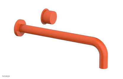 Phylrich - Basic II 12 Inch Single Handle Wall Lavatory Set - Smooth Handle