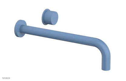 Phylrich - Basic II 12 Inch Single Handle Wall Lavatory Set - Smooth Handle