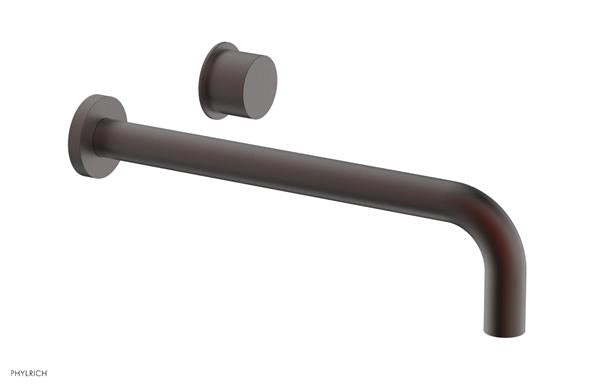 Phylrich - Basic II 12 Inch Single Handle Wall Lavatory Set - Smooth Handle