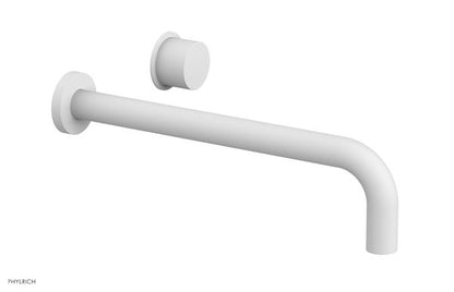Phylrich - Basic II 12 Inch Single Handle Wall Lavatory Set - Smooth Handle