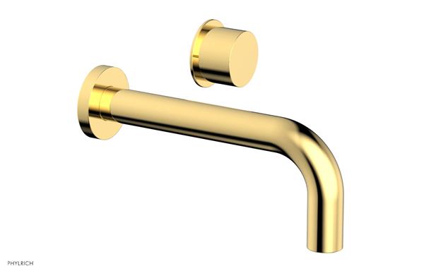 Phylrich - Basic II Single Handle Wall Lavatory Set - Smooth Handle