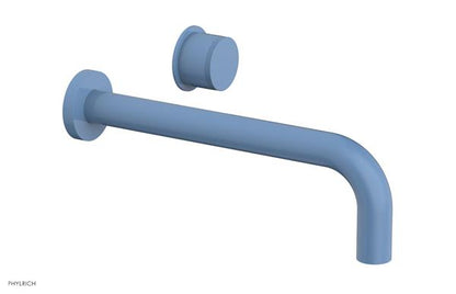 Phylrich - Basic II 10 Inch Single Handle Wall Lavatory Set - Knurled Handle