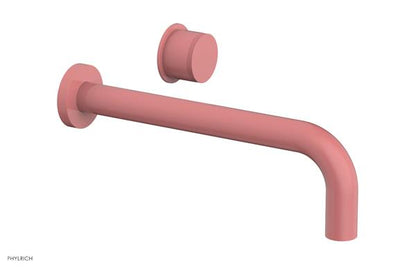 Phylrich - Basic II 10 Inch Single Handle Wall Lavatory Set - Knurled Handle