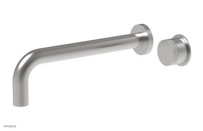 Phylrich - Basic II 10 Inch Single Handle Wall Lavatory Set - Knurled Handle
