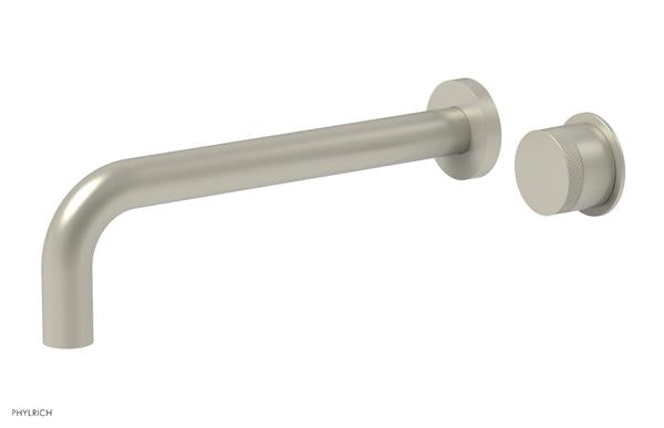 Phylrich - Basic II 10 Inch Single Handle Wall Lavatory Set - Knurled Handle