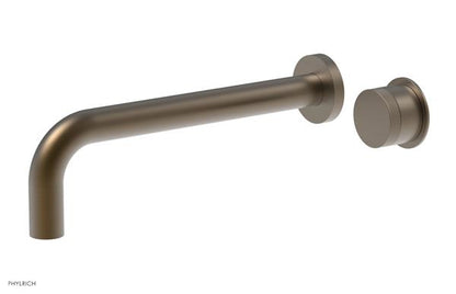 Phylrich - Basic II 10 Inch Single Handle Wall Lavatory Set - Knurled Handle